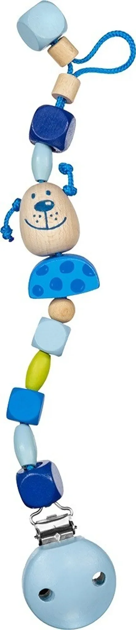 Selecta Schnullerkette Hund Benno – 21 cm