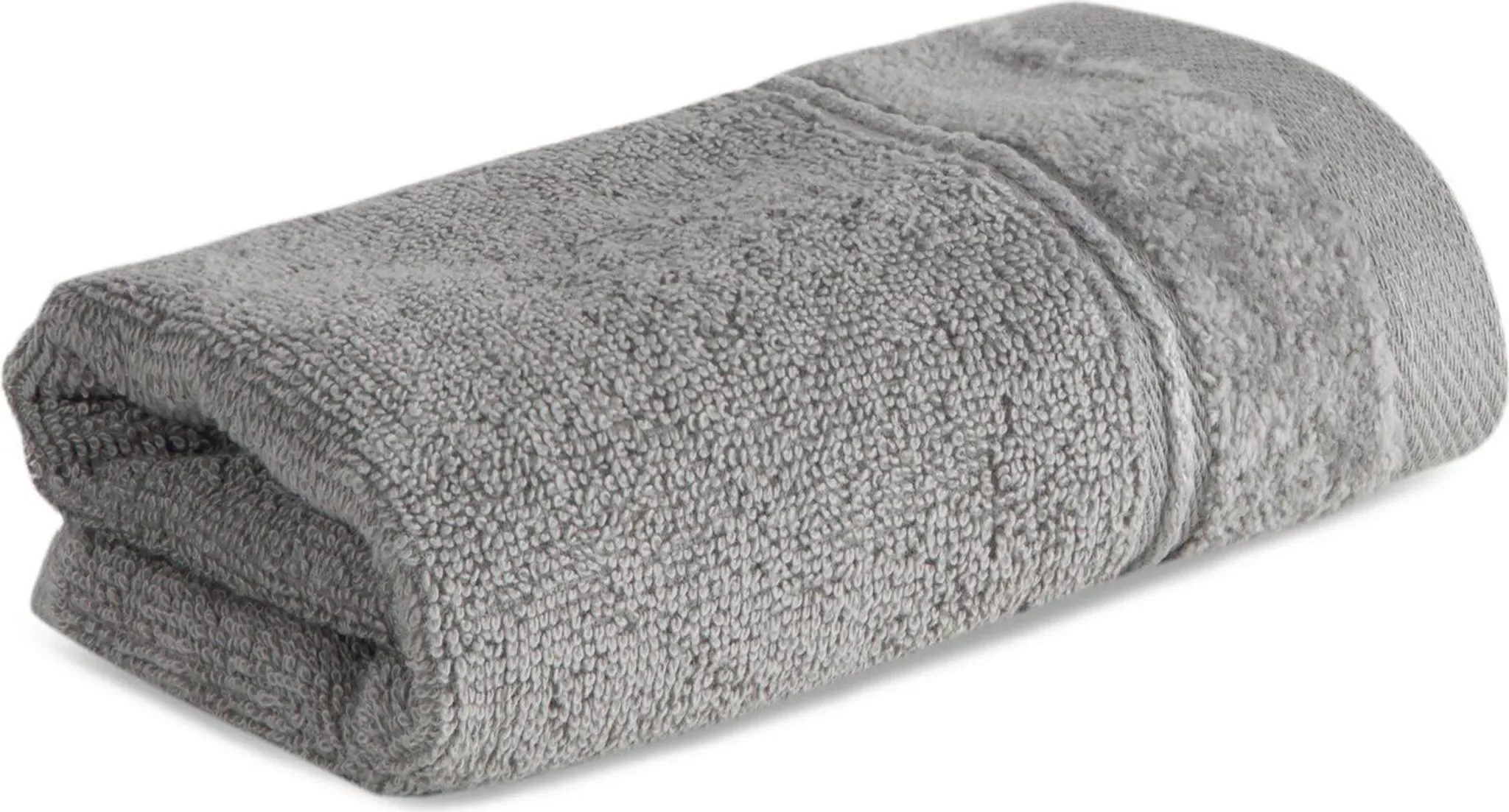 Eurofirany Handtuch 30x50 cm – Grau – 100 % Baumwolle