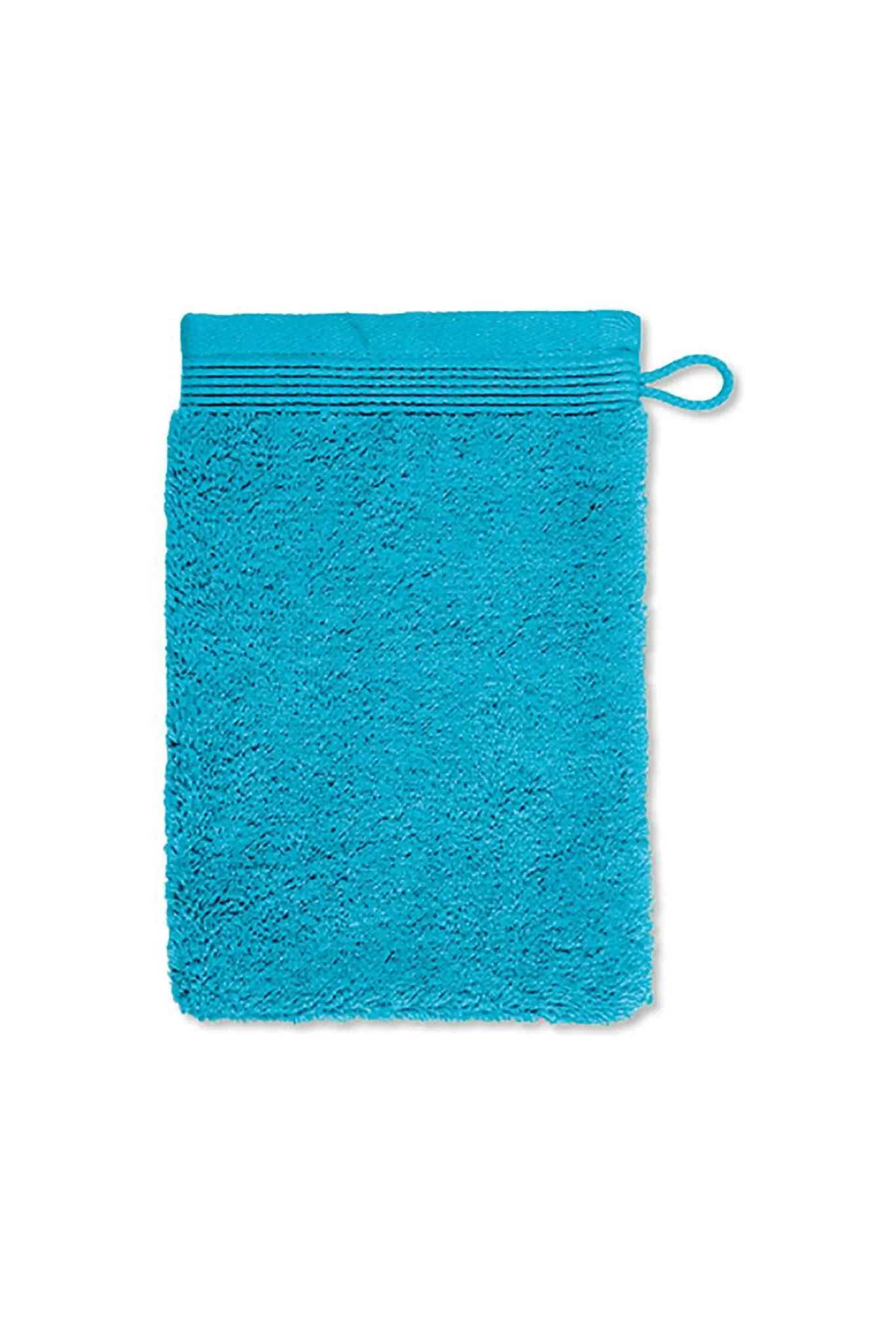 Möve SUPERWUSCHEL Waschhandschuh 15x20 cm – türkis, 100 % Baumwolle