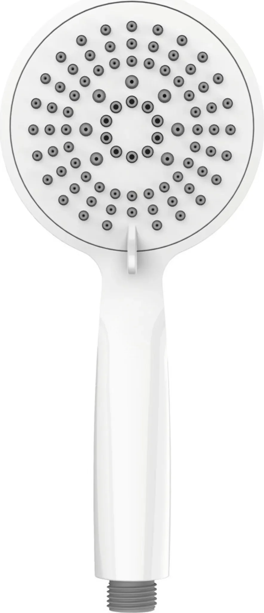 WENKO Duschkopf YOUNG Weiß Ø 11 cm – Handbrause mit 5 Strahlarten