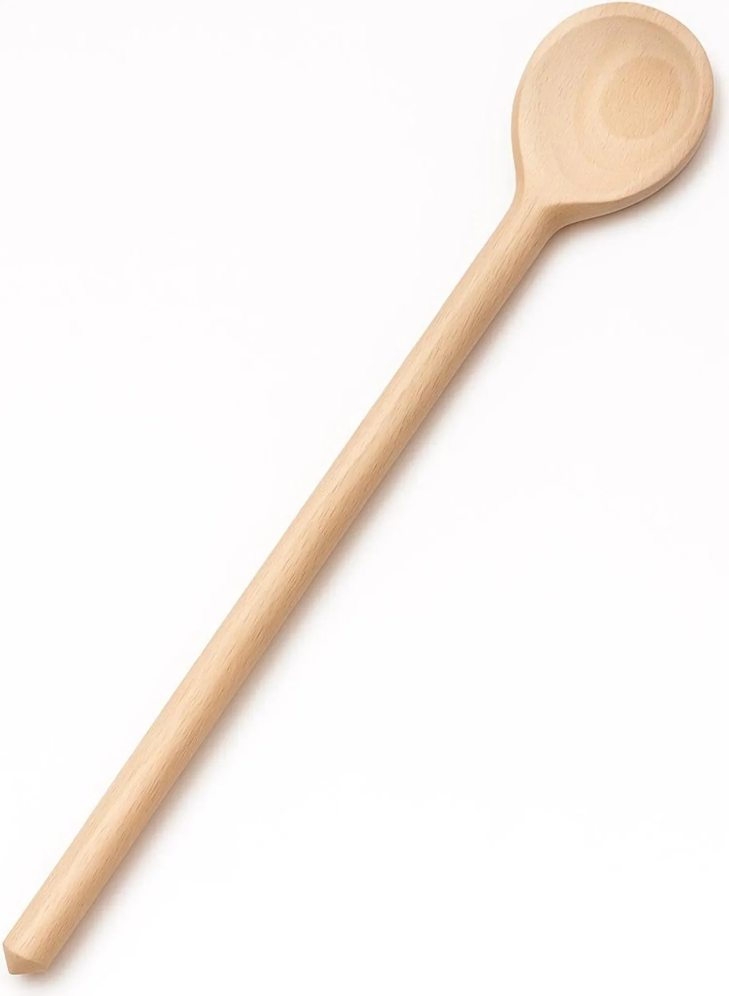 Holzlöffel rund 25 cm – Ökologischer Küchenlöffel aus Naturholz