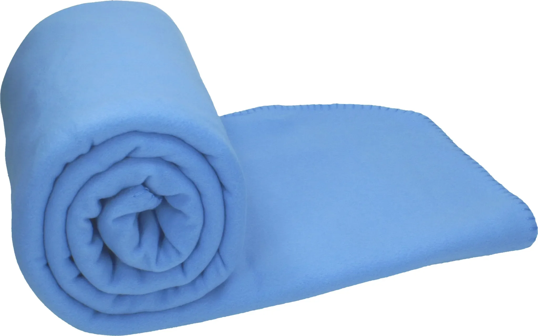 Betz Luxus MAXI Fleecedecke 140x190 cm – Hellblau | Kuschelig weich & wärmend