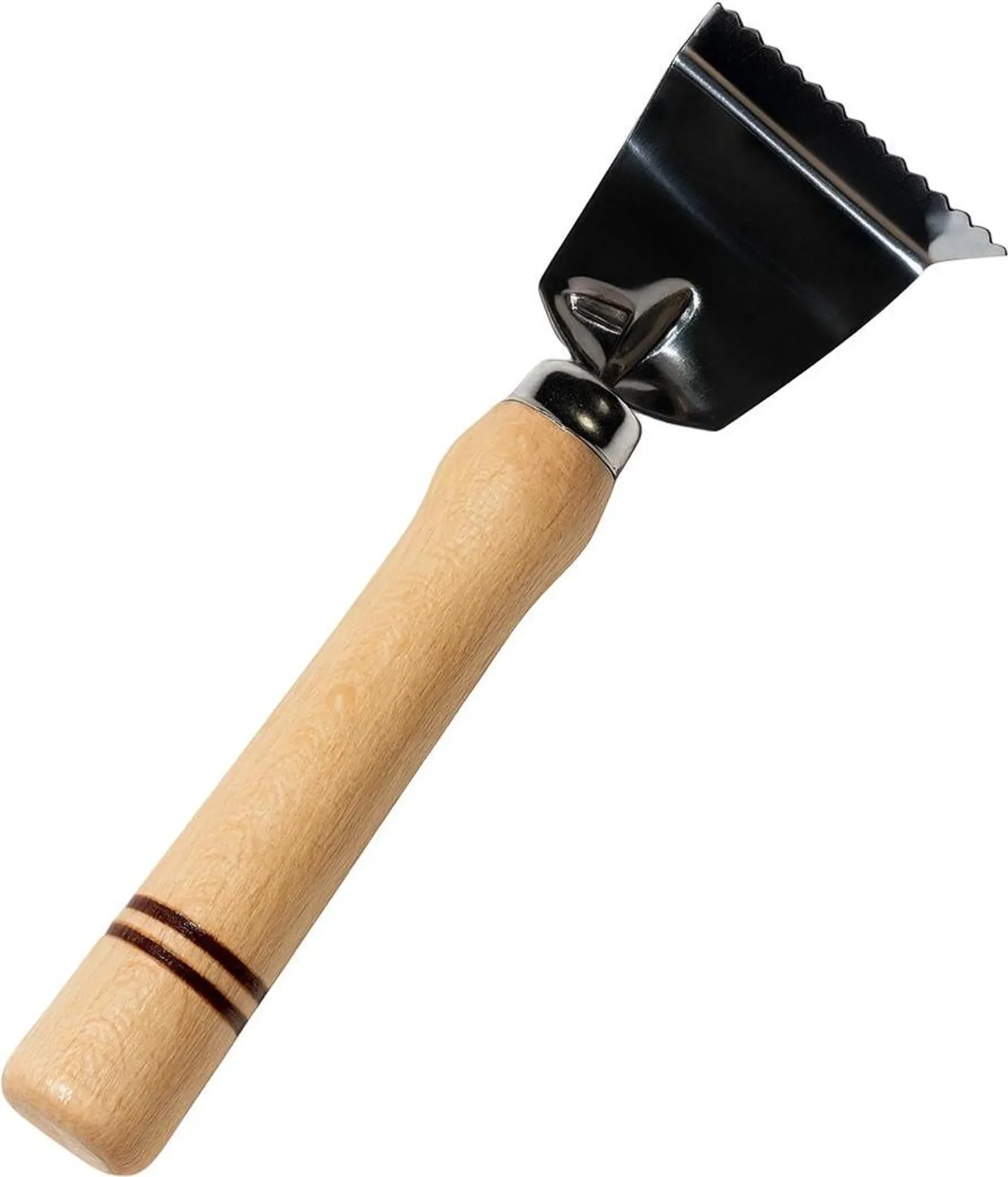 Fischschupper mit Holzgriff – Edelstahl Fischentschupper