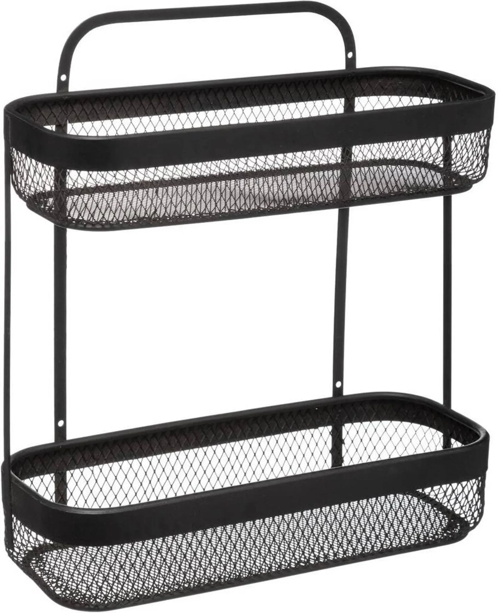 5five Simply Smart Regal „Mayaj“ – Zweistufiges Metallregal in Schwarz