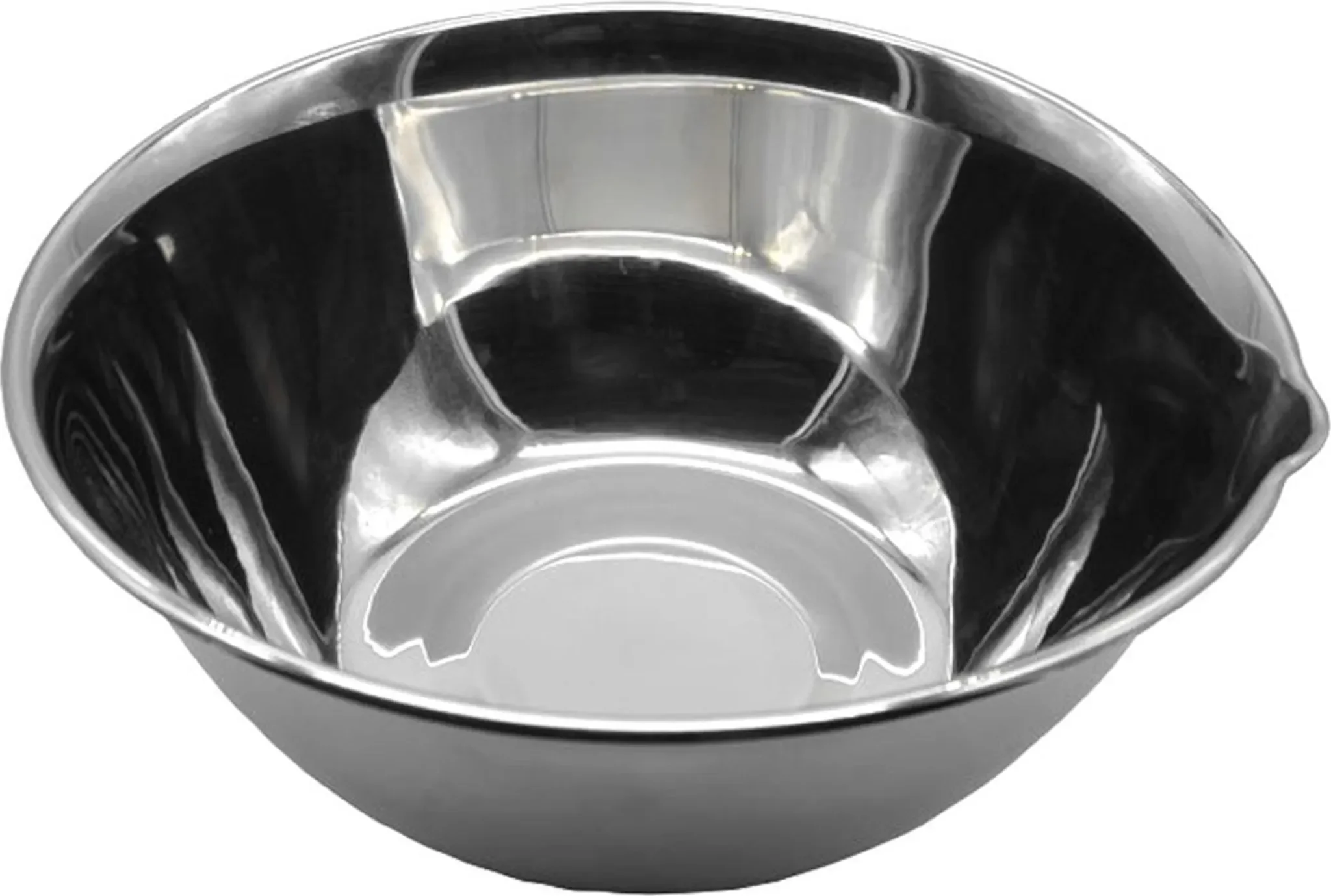 Edelstahl Rührschüssel 19 cm – mit Ausgießer & Messskala