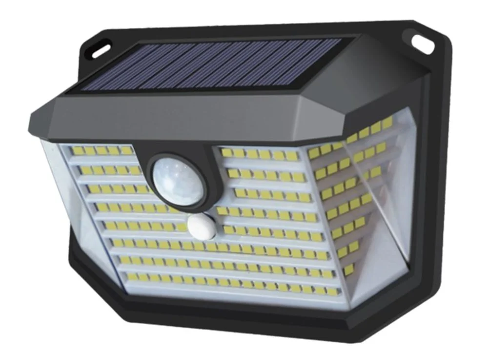 LUXULA LED Solar-Wandleuchte – mit PIR & LUX Sensor, 3 Lichtmodi, IP44, kaltweiß