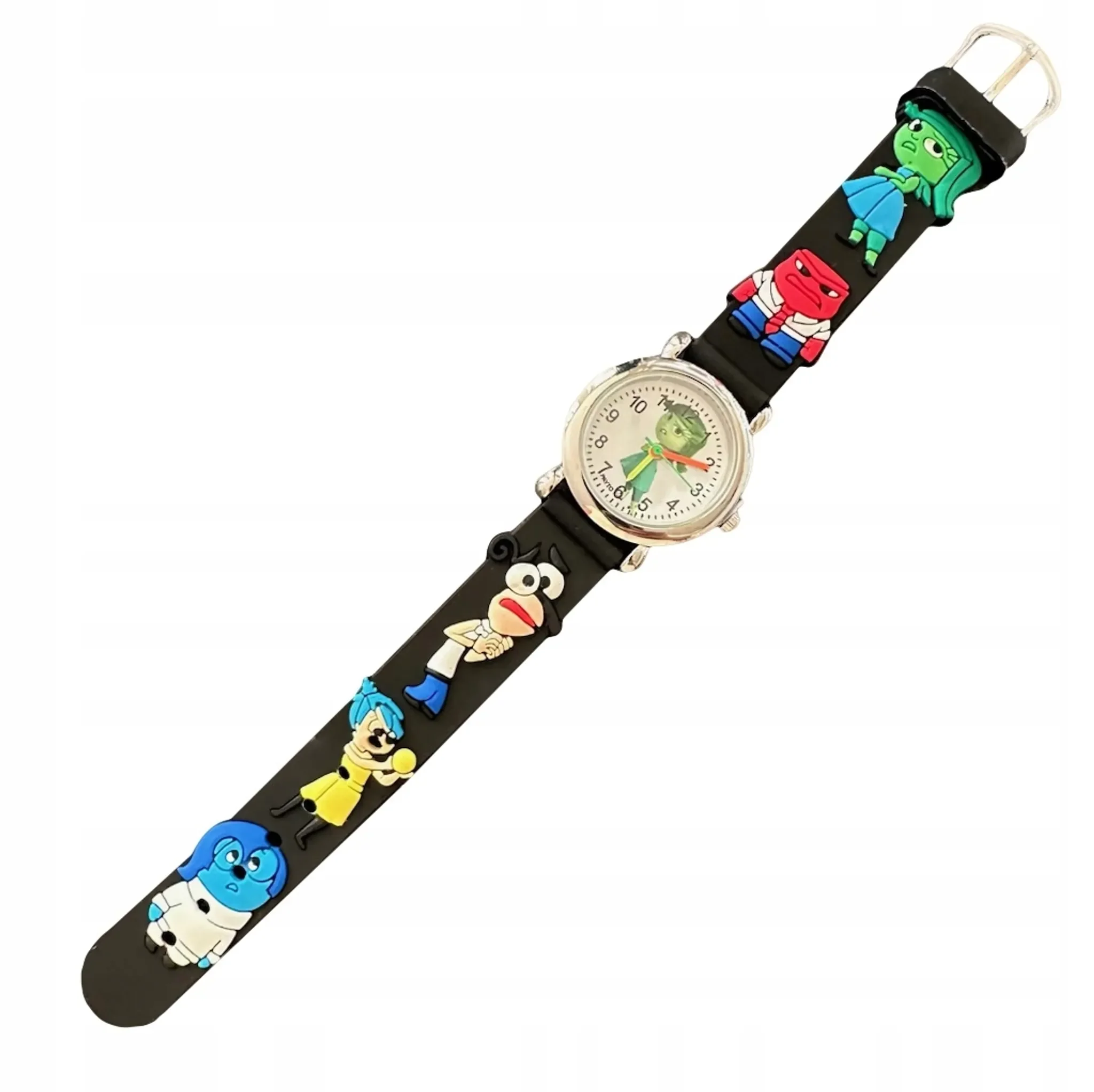 Fairy Tale Kinderuhr mit Gummiband – Schwarz, Modell ZW02-BLACK