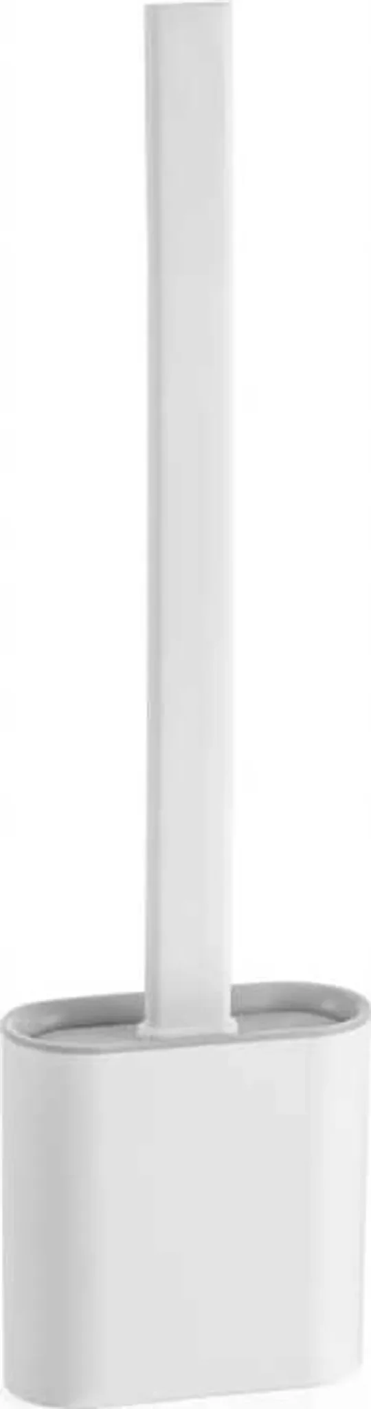 Silikon-Toilettenbürste SANATech – 36,5 cm, freistehend oder wandmontierbar, mattweiß