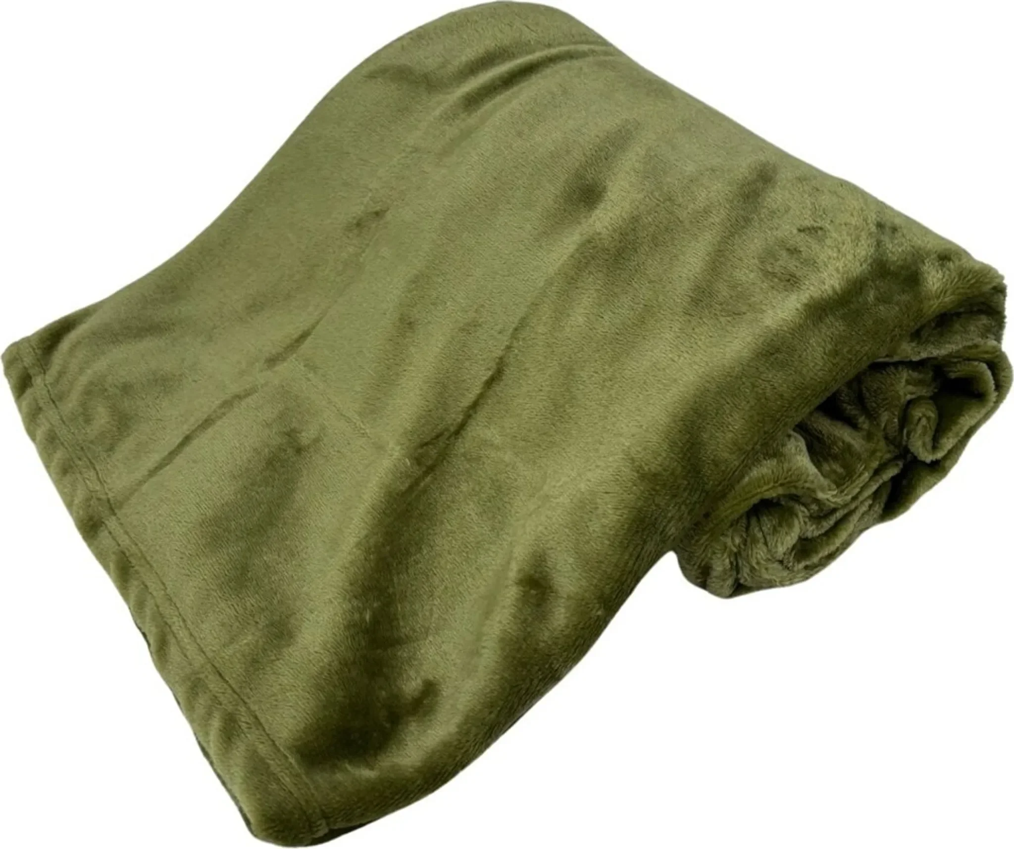 Home Elements Mikroflanell-Decke 150x200 cm – oliv | Kuschelig weich, pflegeleicht & warm