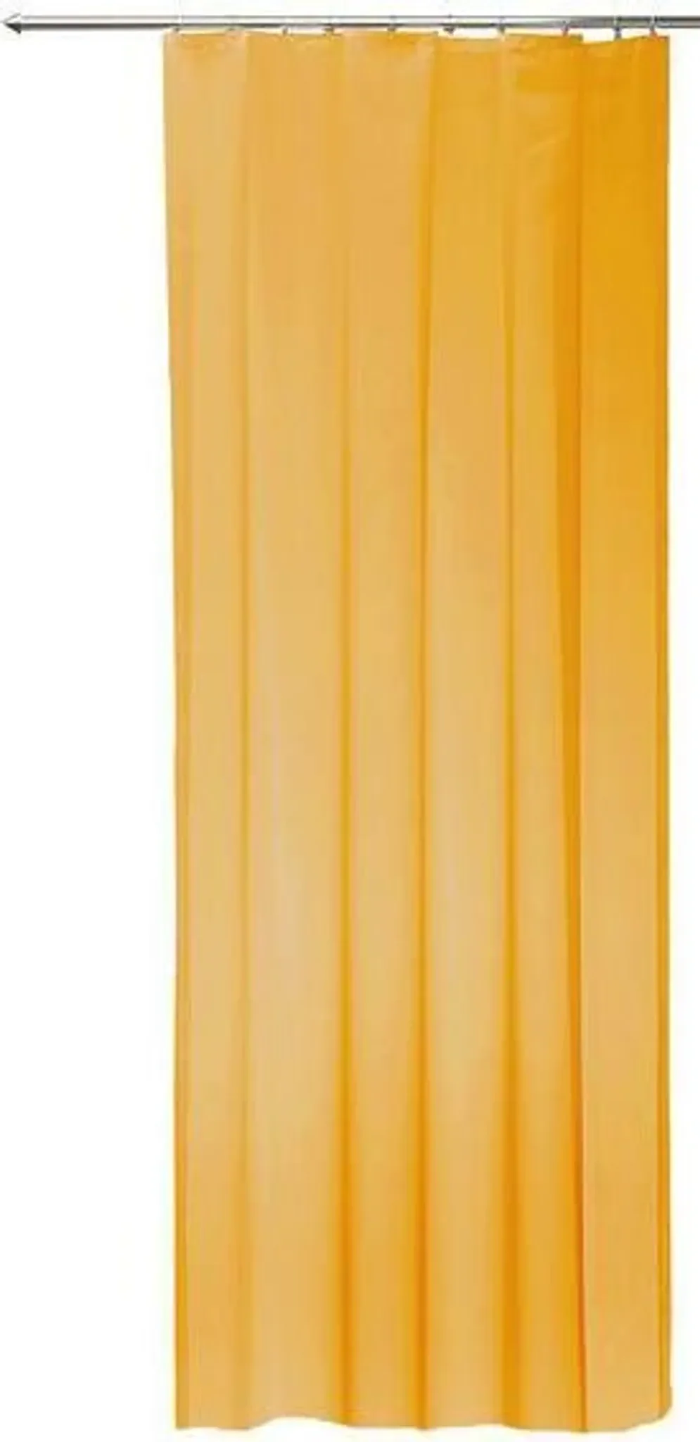 Transparenter Organza-Vorhang Gelb 140x245 cm mit Kräuselband – Dekoschal Gardine