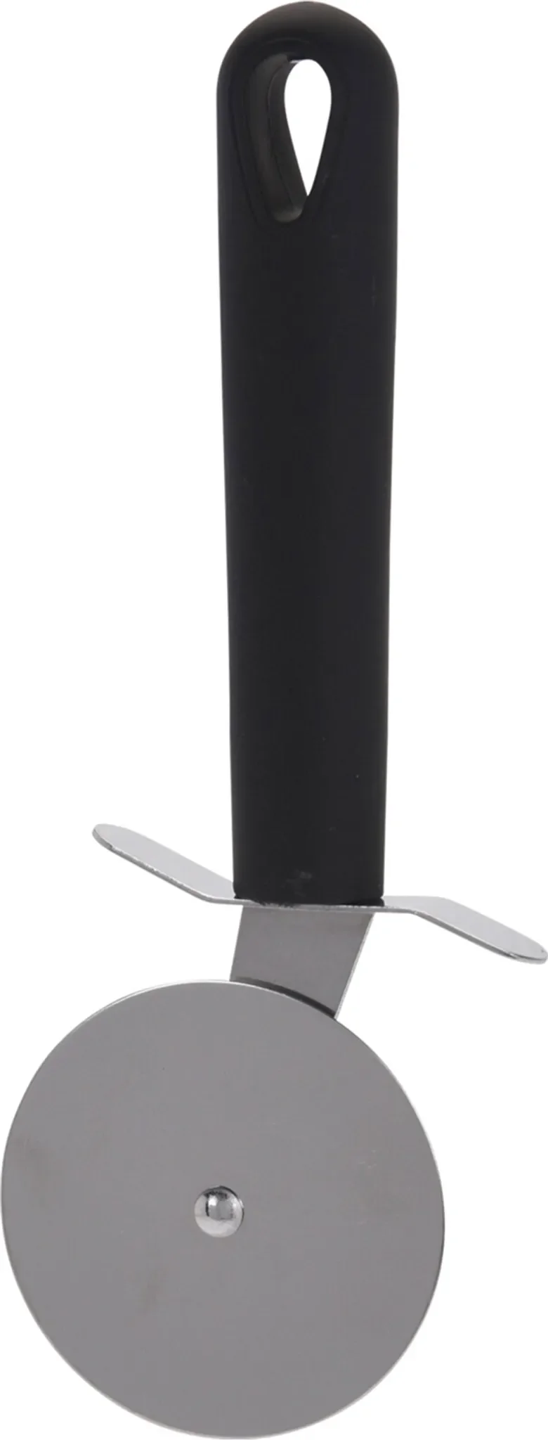 Pizzamesser mit Kunststoffgriff – Pizzaschneider & Teigroller in einem