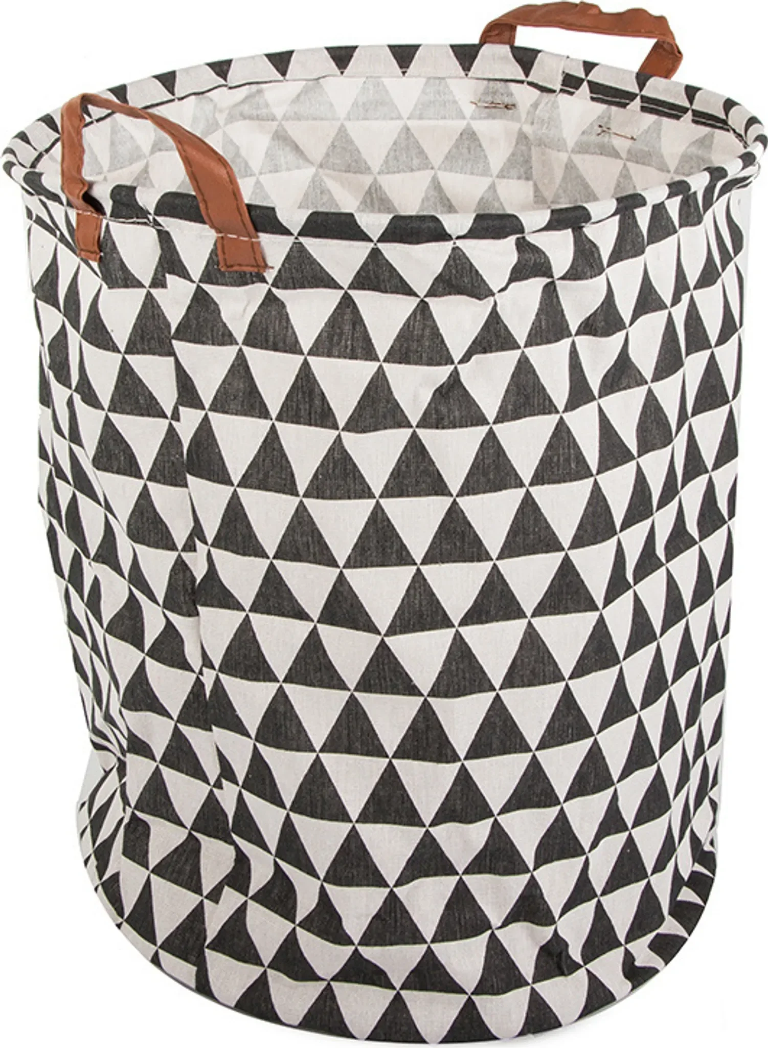 Verk Spielzeug- & Wäschekorb 01939_T – faltbar, 45 L, schwarz-weiß